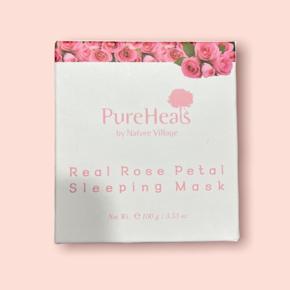 Pure Hearts Real Rose Petal Sleeping Mask